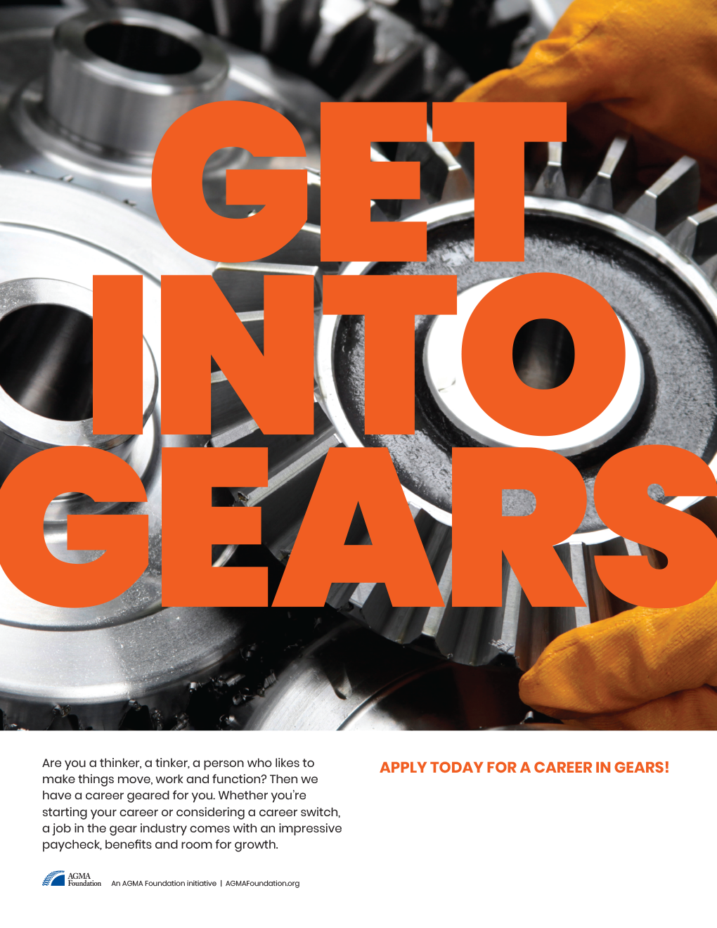 AGMA Get Into Gears Print Ad